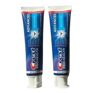 Crest Pro-Health Advanced (Deep Clean Mint) - Fluoride Toothpaste 2 Pack
